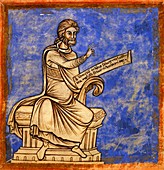 Physician with a scroll,12th century