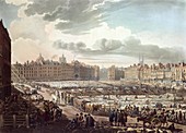 Smithfield Market,London,1811