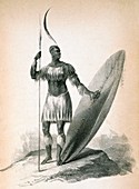 Shaka,Zulu King,artwork