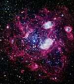 Nebula NGC 1760,optical image