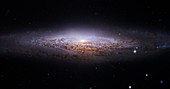 Spiral galaxy NGC 2683,Hubble image