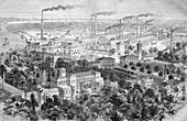 Borsig's factory at Moabit,1880s
