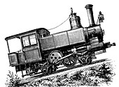Riggenbach cog railway system,1880s