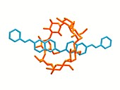 Rotaxane,molecular crystal structure