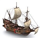 Francis Drake's Golden Hind,16th century