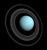 Uranus from space,artwork