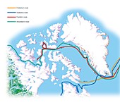 Northwest Passage,historical routes