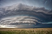 Supercell thunderstorm,Montana,USA