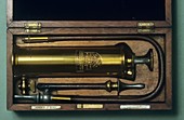 Enema syringe,circa 1860