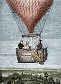 Glaisher-Coxwell balloon flight,1860s