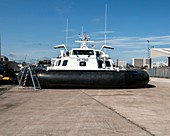 Hovercraft at factory