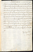 Letter of Charles I