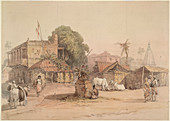 Village scene