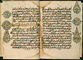 A Qur'an written in Maghribi script