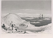 View of the Antarctic continent