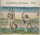 Woman and girl of Pomeiooc