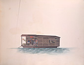 Grocer's shop-boat
