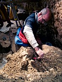 Excavations at Sima de los Huesos,Spain