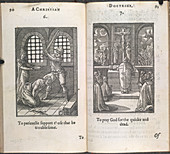 Scenes of execution and praying
