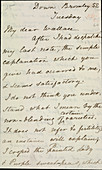 Letter of Charles Darwin