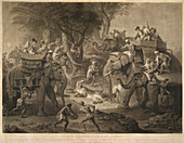 Tiger Hunting in the East Indies