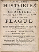 Medicines used to cure the Plague