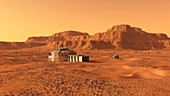 Mars base,artwork
