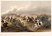 Horse artillery in action