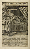Illustration of couple in bed