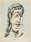 French Caricature- Figure de Cire: Madame