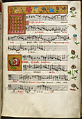 Sheet music for motets