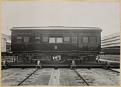 A photograph of a railway carriage