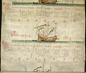Ships in the king's navy fleet from 1547