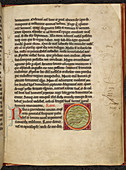 Page of illuminated manuscript