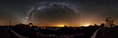 Milky Way over Kitt Peak Observatory,USA