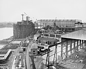 Pusey and Jones shipyard,1943