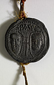 The seal of the bull of Pope Alexander II