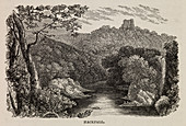 Illustration of the Yorkshire countryside