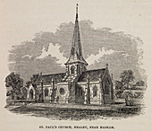 A church in Masham village in Yorkshire
