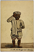 A little,old beggar-man in Bombay