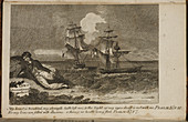 A shipwreck scene