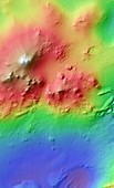 Crater uplift,Mars