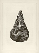 Prehistoric stone tool,1861