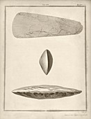 Prehistoric stone tools,1814