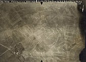 World War I trenches,aerial photograph
