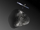 Rosetta spacecraft,artwork