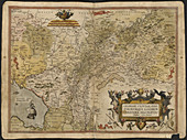Map of Gelderland and Cleves
