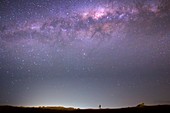 Milky Way and astronomer