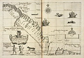Map of Il Mari di Amazones,1646