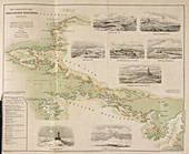 Map of the British Franklin Expedition